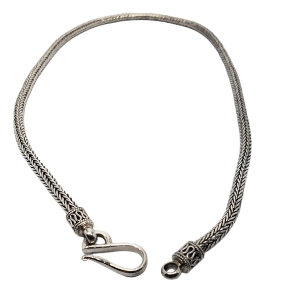 BA Sterling Silver Flexible Snake Chain Necklace #17646 - Picture 2 of 6